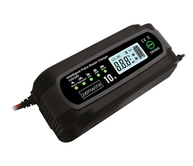 Zenwire Ładowarka Akumulatorów Samochodowych 12V 24V 10A JMD-10 - 1604684 - zdjęcie 2